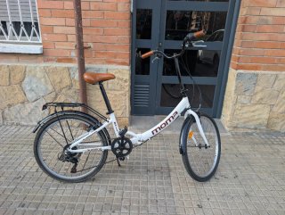 Bicicleta Moma Plegable 20 6 Velocidades