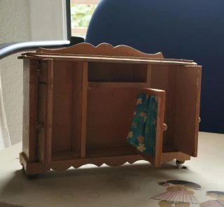 Lote Muebles Casa Muñecas Madera Daypa 70s