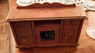 Lote Muebles Casa Muñecas Madera Daypa 70s