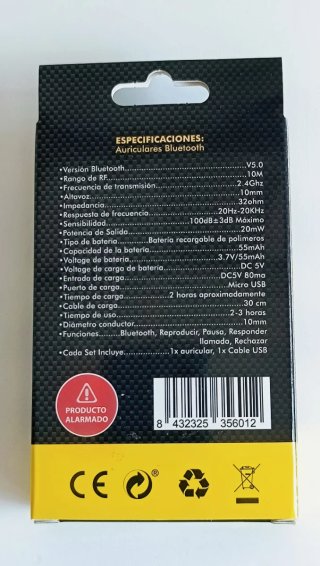 Auriculares Bluetooth Magnéticos NUEVOS A ESTRENAR