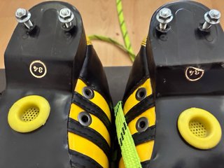 Botas Sioux Hockey Negras y Amarillas