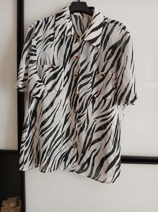 Camicia fantasia zebra