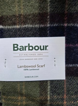 Bufanda Barbour Tartán Lambswool Clásica