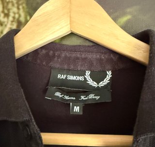 Polo Fred Perry x Raf Simons M Negro