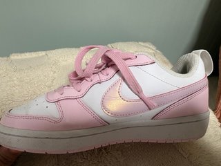Zapatillas  dunk Nike 35.5 Rosa y Blanco