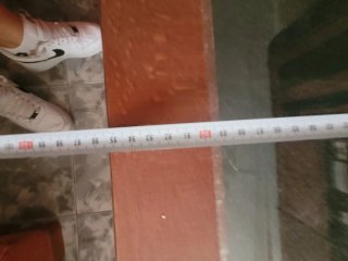 Mesa de centro elevable madera y cristal