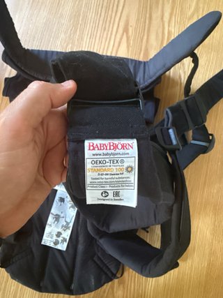 Mochila Portabebés BabyBjörn Negra