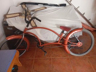 Bicicleta Chopper Naranja