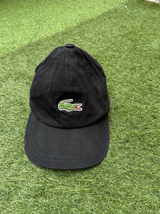 Gorra Negra Lacoste Talla Única