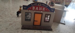 Casa Sheriff Playmobil con muñecos