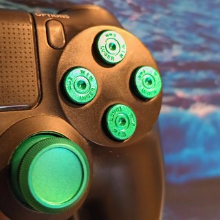 Controller PS4 Tasti Acciaio Inossidabile Bullet