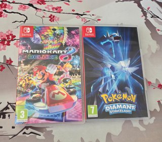 Mario Kart 8 Deluxe y Pokémon Diamante Brillante