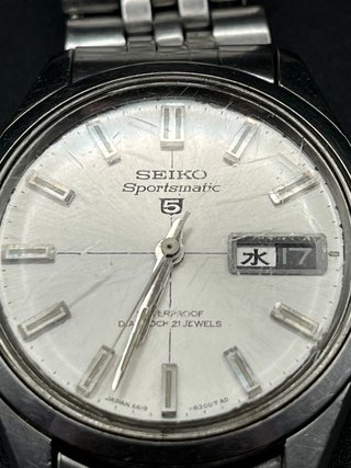 Seiko 5 Sportsmatic Reloj Automático Plata