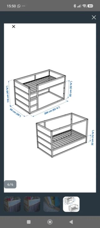 Cama nido madera Ikea