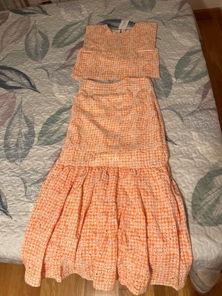 Conjunto falda volantes nuevo
