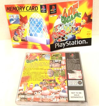Custodia e Manuale Ape Escape PS1 - PAL ITA Black
