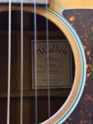 Guitarra Walden Electroacústica
