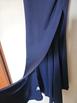 Elegante abito da sera blu