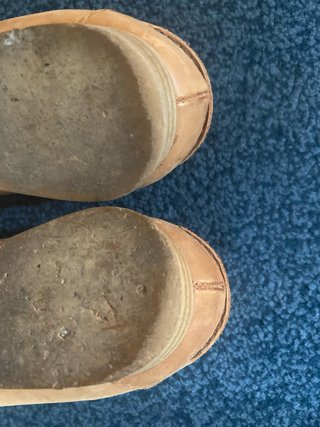 Mocasines piel Zara Beige/Marrón