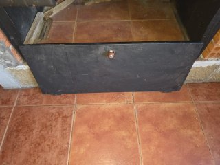 Estufa cocina de leña Prity Negra y Gris