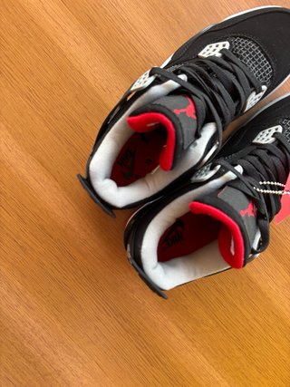 Jordan 4 Zapatillas Negras Rojas