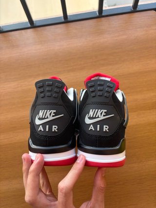 Jordan 4 Zapatillas Negras Rojas