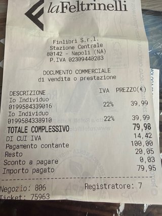 Vinile LP Nayt Io Individuo Autografato