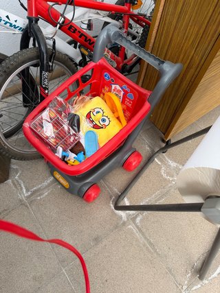 Carro de supermercado infantil