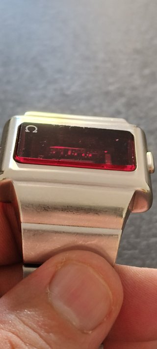 Omega Time Computer TC-1 ref 196.0017 LED vintage