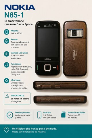 Nokia N85-1 Smartphone Vintage