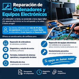 Reparación de Ordenadores y Equipos Electrónicos