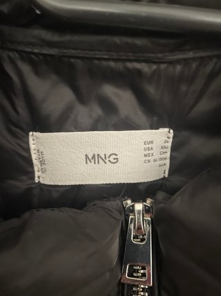 Chaleco acolchado negro Mango mujer