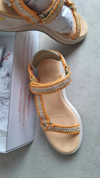 Sandalias Hoff Mujer Amarillas y Verdes