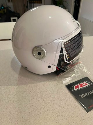 Casco NZI Vintage S Blanco Perla Nuevo