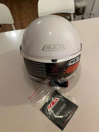 Casco NZI Vintage S Blanco Perla Nuevo