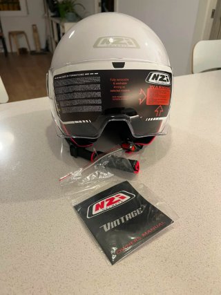 Casco NZI Vintage S Blanco Perla Nuevo