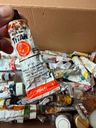 Lote Vintage Pinturas Titan y Lefranc B