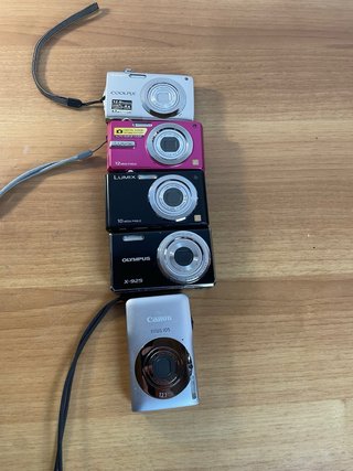 Lotto 5 Fotocamere Compatte Vintage
