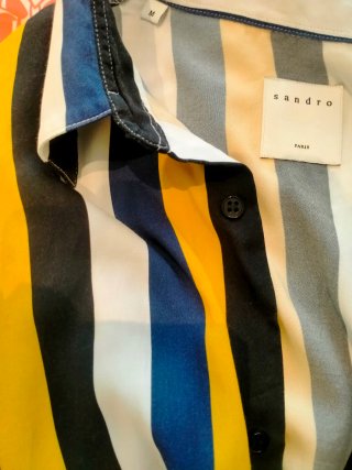 3 Camisa Sandro Paris Rayas