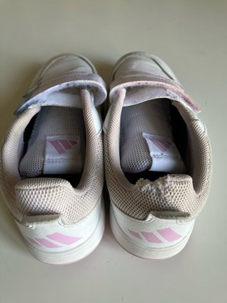 Zapatillas Adidas Talla 35 Rosa y Blanco