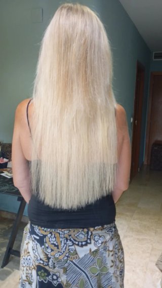 Trenzas africanas largas y extensiones de cabello