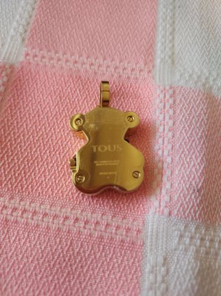Colgante Reloj Oso Tous Dorado