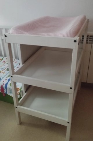 Cambiador Bebé Blanco IKEA