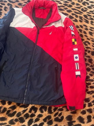 Chaqueta Abrigo Nautica Manga Banderas