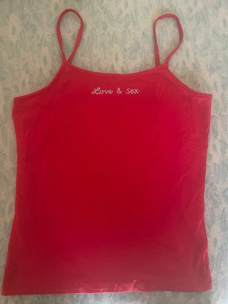 Top MAP Underwear Love & Sex Rojo