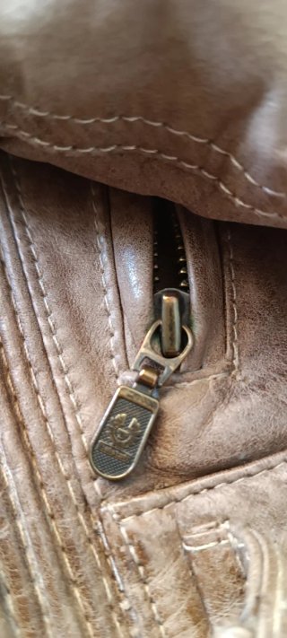 Chaqueta de piel Belstaff Marrón