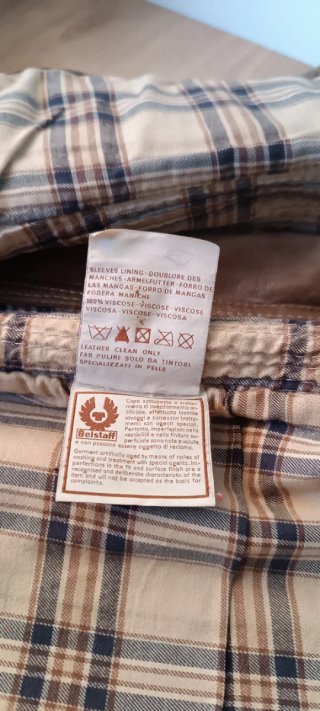 Chaqueta de piel Belstaff Marrón