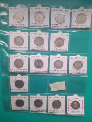 Monedas 2 euros conmemorativas