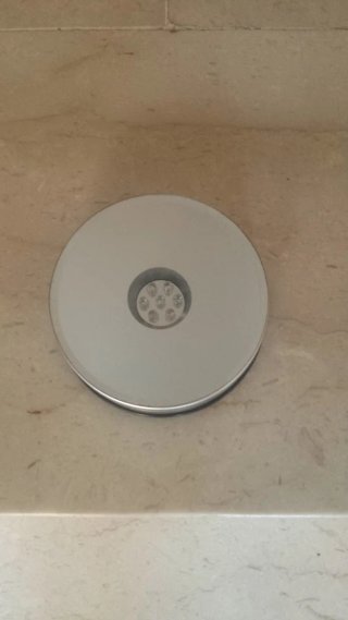 Expositor LED giratorio cristal espejo