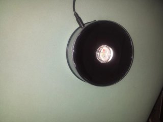 Expositor LED giratorio cristal espejo